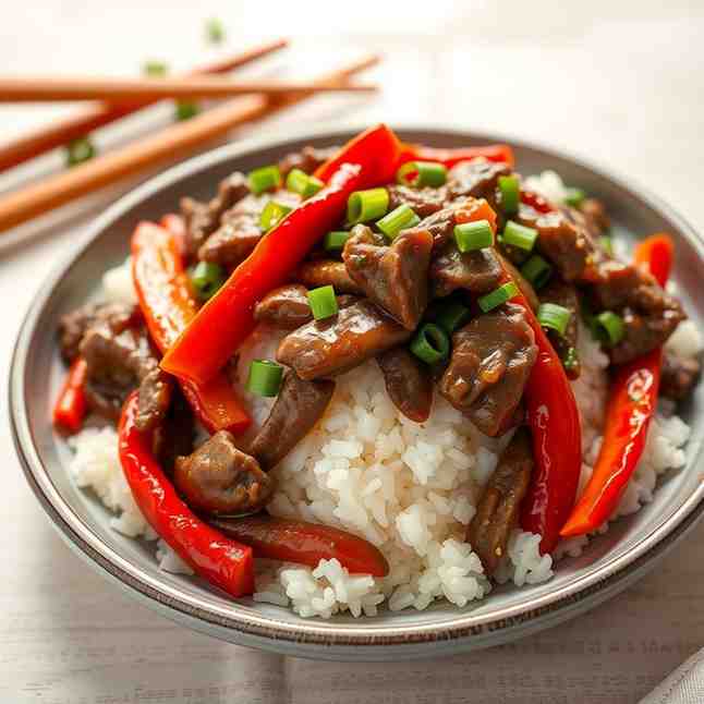 Master Red Pepper Beef Stir Fry Tonight